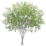 pcs Artificial Plants Fake Greenery Branches for Vase3.3 Inch Green Nandina 4