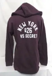 Victorias Secret Supermodel Essentials PATCH WORK New York Zip Hoodie NWT XS
