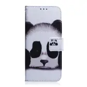 Panda Pattern Coloured Drawing Horizontal Flip Leather Case for Motorola Moto G7 / Moto G7 Plus, with Holder & Card Slots & Wallet