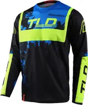 Troy Lee Designs GP Astro 2022 Motocross Jersey, black-yellow, Size M for Men Black Yellow
