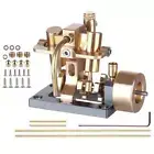 Mini Inline 2 Cylinder Steam Engine Model For 40cm Boat Gift Collection Quality