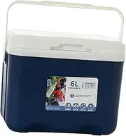 Cooler Box Ice Box Cold Storage Personal Ice Chest Small Hard Insulated Box for Commercial Fishing Stall Barbecue Breast Milk, Blue