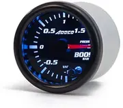 TRAD-GA52BOOSTBAR 7 Color LED 2" 52mm Electrical Car Bar Turbo Boost Gauge Meter with Sensor and Holder