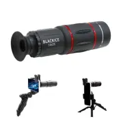 18X25 Monocular Telescope, Adults Monocular with BAK4 Prism, Smartphone