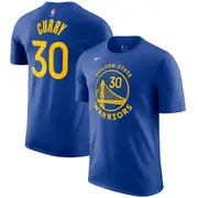 Golden State Warriors Nike Name & Number Icon T-Shirt - Stephen Curry - Mens