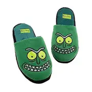 Rick & Morty Rick And Morty Mens Pickle Rick Slippers Green 5 UK-6 UK