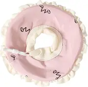 COLLBATH Elizabethan Collar for Cats Bite Lick Scratch Protection Soft and Washable Pet Care Large Size