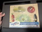 NEW UNWRAPPED CREATIVE MINDS Photo Knobbed Puzzle Vegetables 9” X 12” Ages 2+