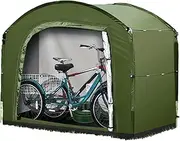 Bike Storage Shed | Oxford Cloth Motorcycle Organizer Shelter - Multifunctional Storage Supplies for Motorcycle Garden Tools Lawn Mower Pool Equipment