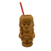 Geeki Tikis He-Man Water Drink Tumbler Red Straw Masters of the Universe 24 oz