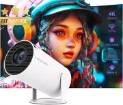 Mini Projector 4K 1080P 5G WiFi Bluetooth Android 11 Auto Correction Portable