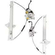 Set of 2 Window Regulators Glass Front & Rear Driver Left Side Hand Pair (for: Nissan)