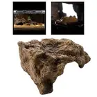 Resin Reptile Hiding Cave Supplies Hiding Hide Rest Cave for Large