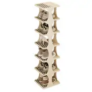 Entryway Stackable Shoe Rack Stable Durable Shoe Racks For High Heels Sneakers Slippers Seventh Floor