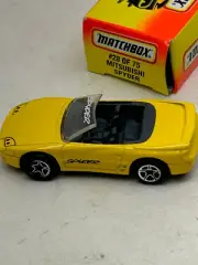 1996 MATCHBOX SUPERFAST #28 YELLOW MITSUBISHI SPYDER GT3000 NEW IN BOX