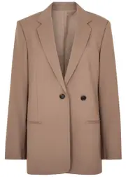 Helmut Lang Stretch-twill Blazer - Brown - 10 (UK14 / L) 10 (UK14 / L)