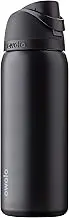 Owala FreeSip Insulated Stainless Steel Water Bottle with Straw, BPA-Free Sports Water Bottle, Great for Travel, 32 Oz, Very, Very Dark