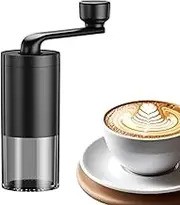 Manual Coffee Grinder - Hand Grinder, Tapered Burr Tool | Adjustable Maker With Silent , Stainless Steel Crank Design Supporting Field Preparation