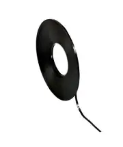 Cinta Para Arte Grafico, 1/16 W X 648 L Pulgadas, Negro Brillante, 1 Rollo (...