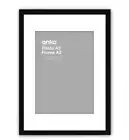 A2 Box Mat A2 Frame Black/White Photo Picture Frame Art Work Display Frame