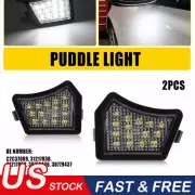 2x Under Mirror Puddle Light for Volvo C30 C70 S60 S80 V50 V70 Jaguar XE XF XJ (for: Jaguar)