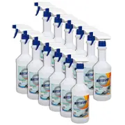 12PK Northfork Grade 750ml Spray On Wipe Off Decanting Empty Bottle Ocean Fresh