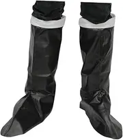 [WRITWAA] Adult Christmas Santa Costume Boot Covers Pu Leather Shoe Covers for Costumes