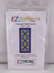 Pineapple Table Runner Foundation Blocks EZ Pattern EZ Piecing CompUWear 19.5X42