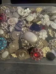 Assorted Mixed Buttons Old and New
