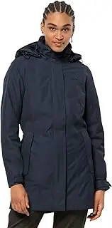 [Jack Wolfskin] Women's Madison Avenue Coat Jacket, Night Blue, XS, Night Blue, XS