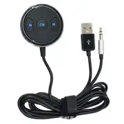 Wireless Bluetooth Receiver 3.5mm AUX Siri/Android Voice Assistant Car Adapter