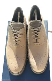 Men's Oxford Cole Haan ZeroGrand Wingtip ( Water Proof) - TAN / DUNE NUBUCK