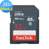 在飛比找Yahoo!奇摩拍賣優惠-【SanDisk】32GB Ultra SDHC 48MB/