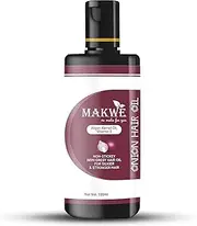 MAKWE Skin Science Onion Hair Oil for Hair and Fall Control - With Black Seed Oil Extracts - 100 ml