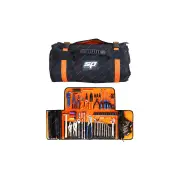 SP Tools 90Pcs Mobile Tool Roll Kit - 6Pt Heavy Duty Metric Only Impact
