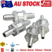 6-12mm Inline Auminium Non Return One Way Fuel Diesel Petrol Vehicle Check Valve