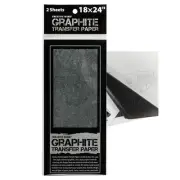 Creative Mark 18x24"" Graphite Transfer Paper, 2 Sheets - 24 Pack