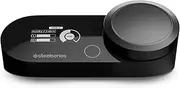 SteelSeries GameDAC Gen 2 Hi-Res Certified - 24BIt/96Khz Audio Amplifier - ESS Sabre Quad-DAC - AI Noise Cancellation - 360° Spatial Audio - Dual USB - PC, PS5, PS4 - upgrade any 3.5mm headset