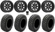 Valor V07 Beadlock 15" Wheels Black 28" Crawler XG Tires RZR XP 1000 / PRO XP