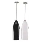 2 Pcs Handheld Milk Frother Electric Drink Mixer with Stainless Steel5947