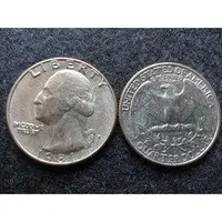 在飛比找蝦皮購物優惠-【全球硬幣】美國1981年25C 25分 QUARTER D