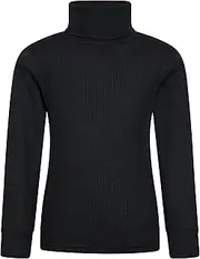 [Mountain Warehouse] Talus Kids Roll Neck Top - Quick Wicking Jumper, Easy Care Turtle Neck Tee, Warm Thermal Baselayer, Lightweight - for Winter, Walking, Hiking
