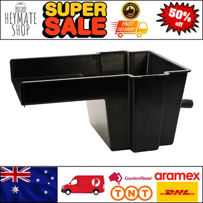 Black Waterfall Spillway for Pool, Pond, Fountain, Outdoor Water Feature