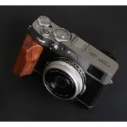 Ebony Wood Quick Release L Plate Camera Hand Grip Clamp Holder For Fuji X100VI