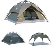 Tent Fully Automatic Hydraulic Outdoor Tent 2 People Rainproof Wild Camping Mountaineering Riding Family Double Tent Waterproof Tents Camping Tents Small awnings Backpacking Tents Beach Tents