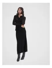 [Unison] Knitted Maxi Skirt