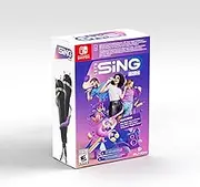Let's Sing 2024 + 2 hard bundled mics - Nintendo Switch