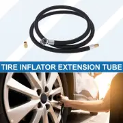 1 Set 45.28" Tire Inflator Extension Tube w/ Adaptor 0.305inx32TPI for Car Bike