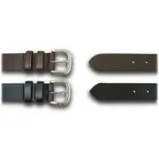 Taurus TDBeltBlack-115 - 115cm Black Dress Belt, Double Loop