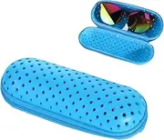 [PORUPAEL] Swim Goggle Case For Swimming Goggles, Sunglasses, Foam EVA Zipper Eyeglasses Protective Case, Floating Glasses Case - Will not Sink Underwater